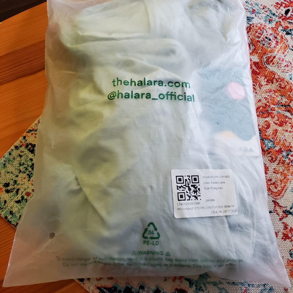 NWT Halara Fairest Jade Jumpsuit- Medium - Picture 5 of 5